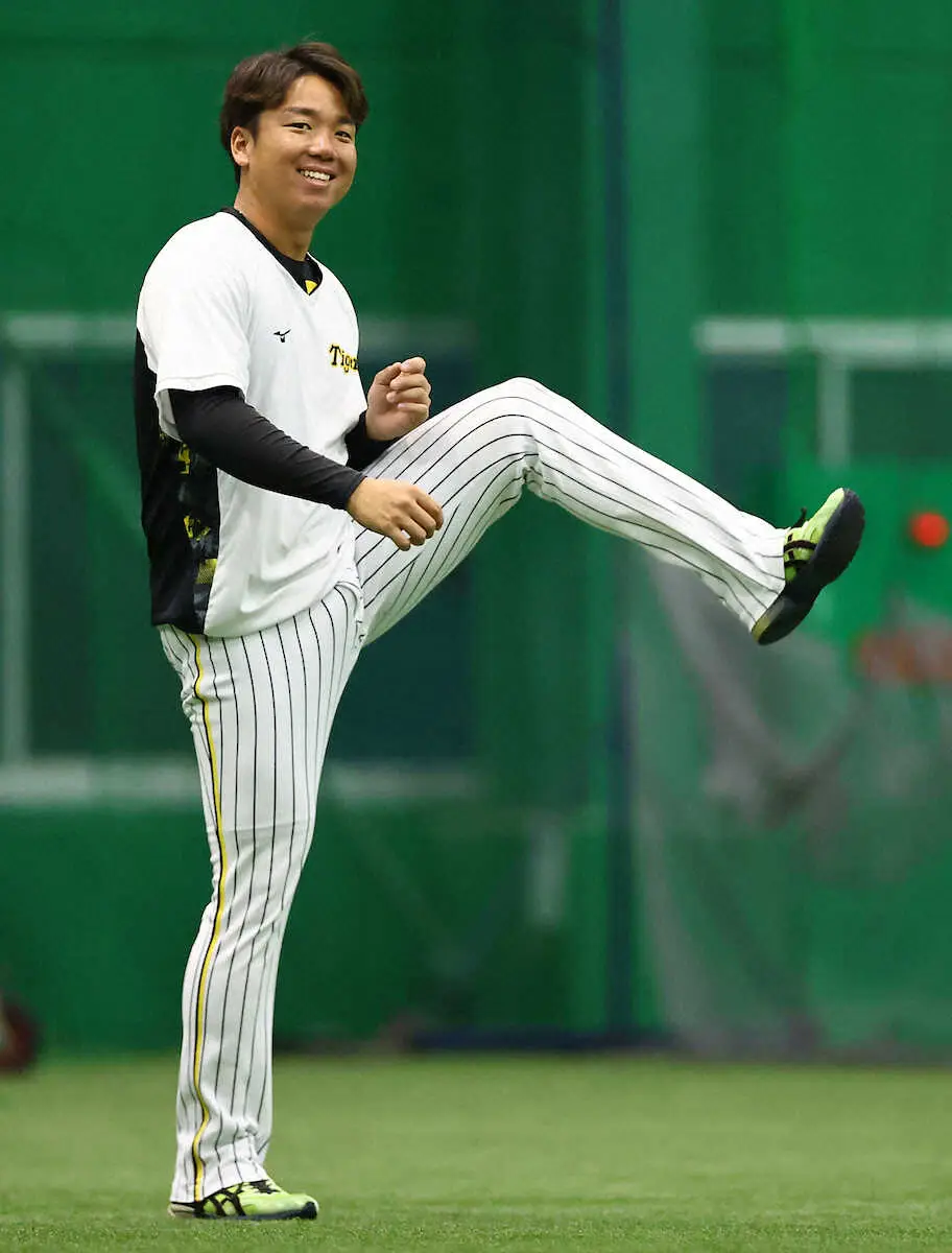 阪神・村上　「盗まれないようにやっていきたい」盗塁数12球団トップ日本ハムの足封じ任せろ