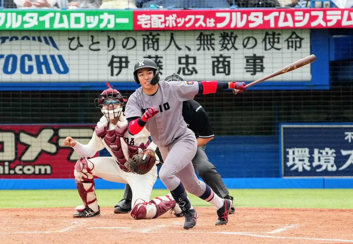 慶大・清原正吾内野手が早慶戦初安打から2打数2安打1打点　初の3番で初本塁打にも期待