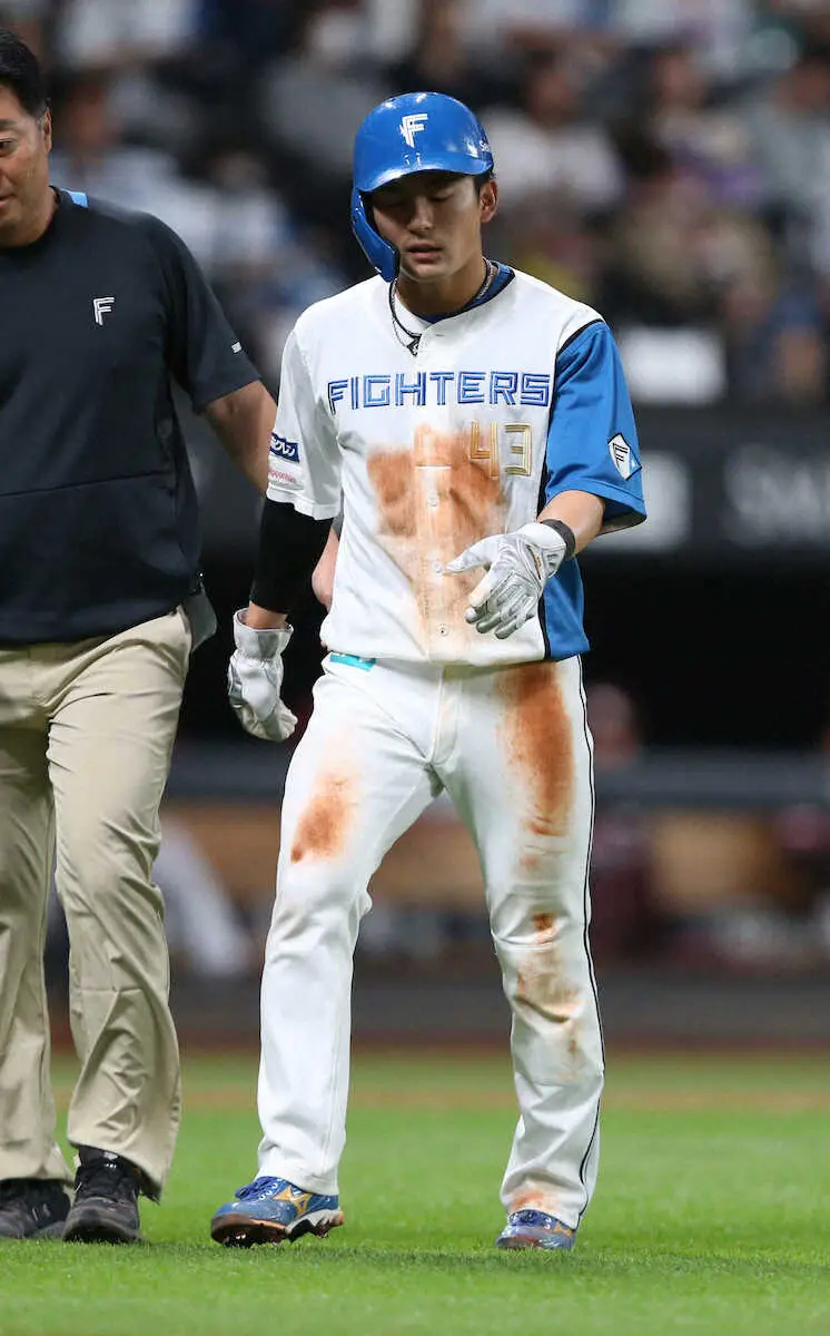 日本ハム・水野達稀　右足関節外側靭帯損傷と診断　実戦復帰まで4～6週間