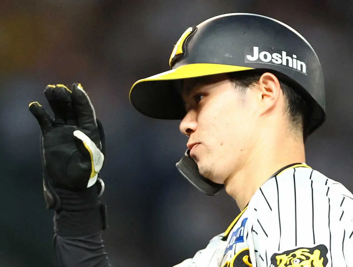 阪神・中野が監督推薦で4年連続4度目の球宴選出　「スピード感あるプレーを」
