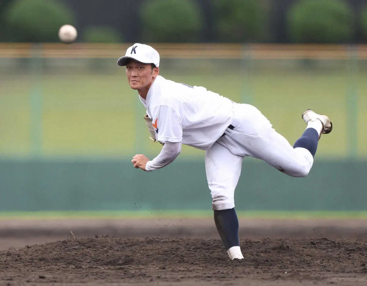 【高校野球】神戸高のプロ注目左腕・舩見が初戦で散る　8回4失点完投も「実力不足でしかない」