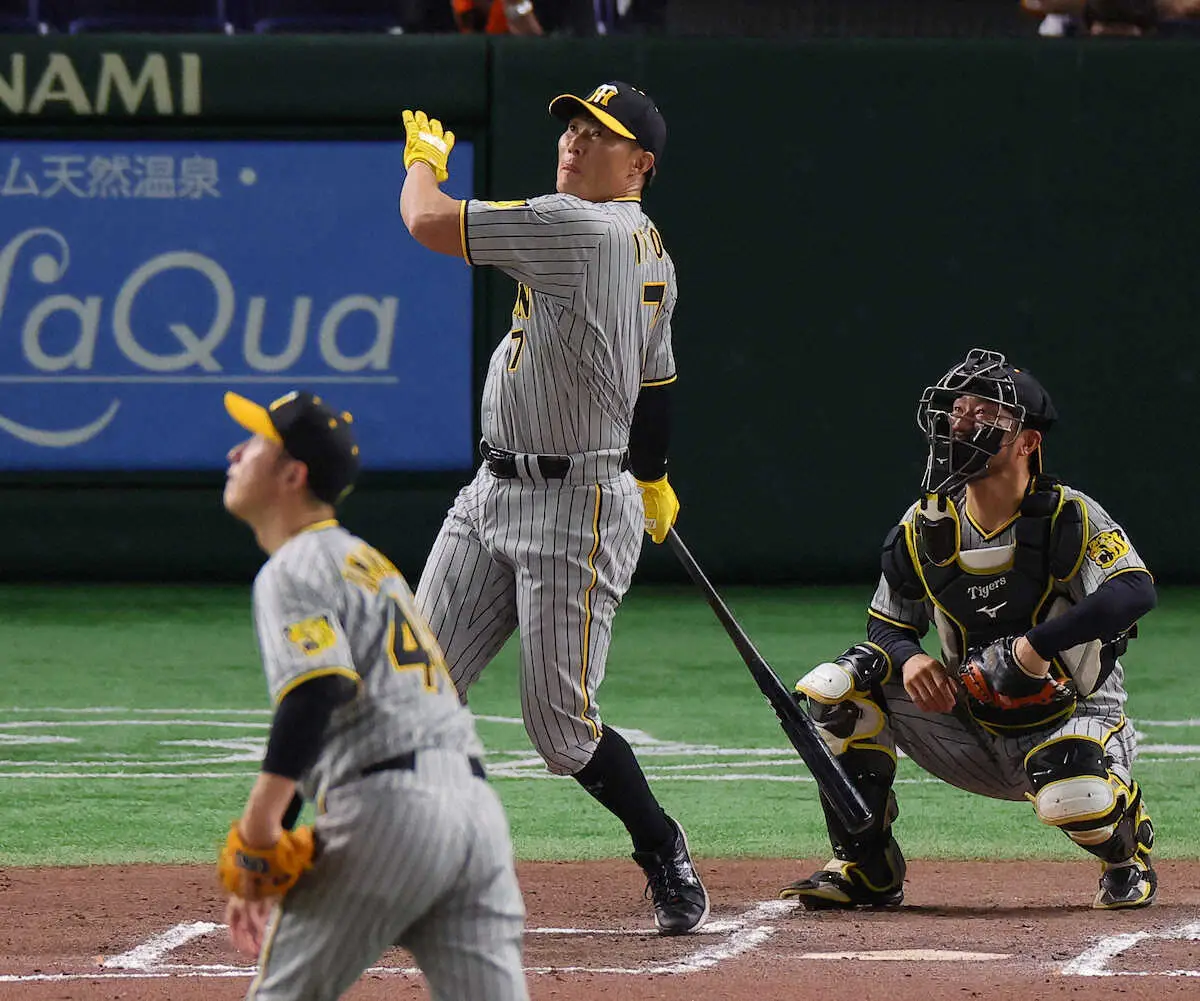 巨人VS阪神OB戦　本塁打競争で阪神・糸井が唯一のアーチ
