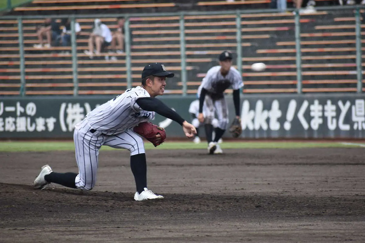 九州学院がエース小松の好救援で4強入り！準決勝は対熊本工「チームを勝たせる投球を」