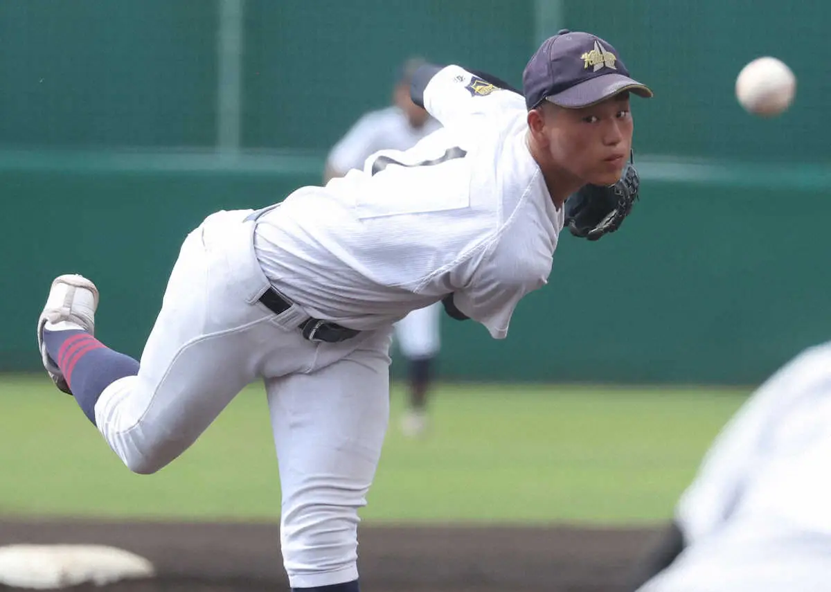 【高校野球】北嵯峨のプロ注目右腕・鈴木は154球、13Kも実らず、無念の涙