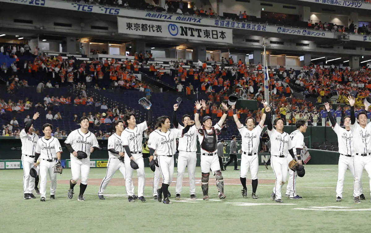 【都市対抗野球】北海道ガスがNTT東日本を下して2年ぶりの勝利　北海道勢として通算100勝を達成