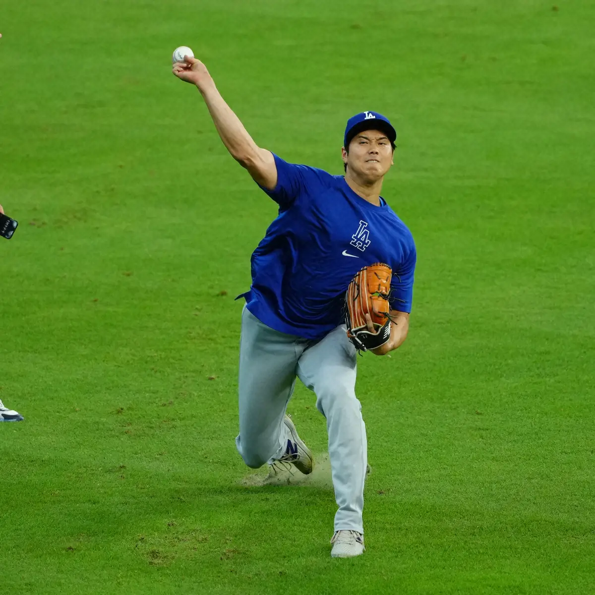 大谷翔平　アスレチックス戦前に3日ぶりキャッチボール　リハビリ期間では初めて打者立たせて投球