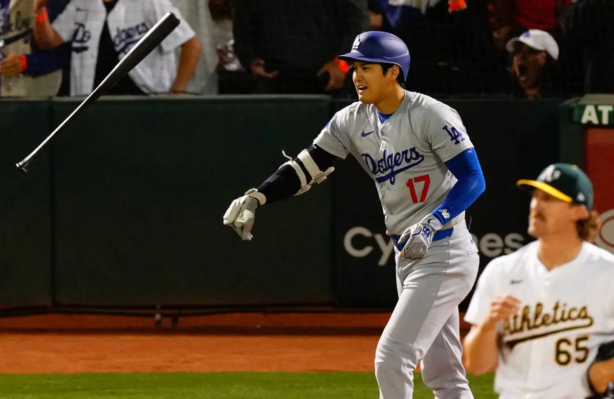 ドジャース大谷翔平「1番・DH」でスタメン　2戦連発の34号本塁打に期待　フラーティが移籍後初先発