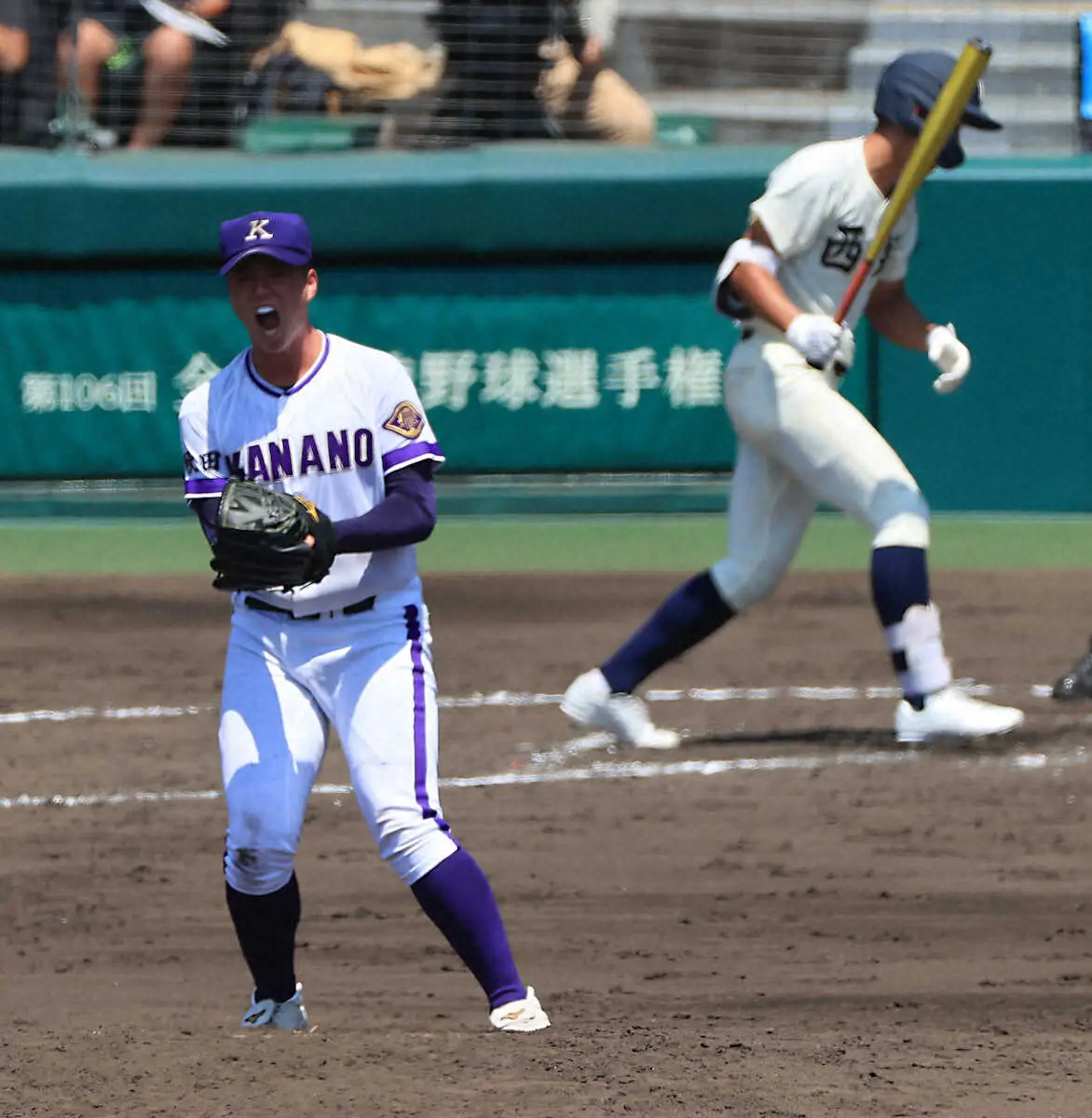 【甲子園】金足農・吉田は7回154球の力投も5失点で降板　西日本短大付打線に9安打浴びる