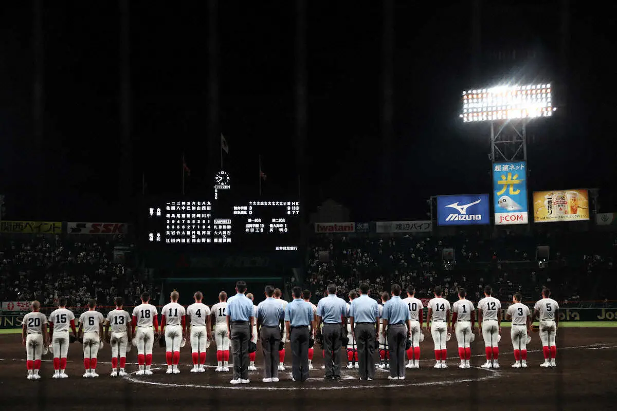 【甲子園】「朝夕2部制」　初日に見えた課題　開会式のため起床から取材対応終了まで約17時間