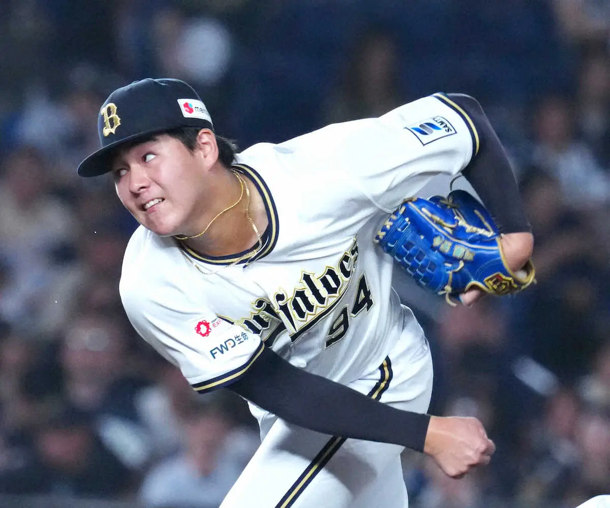 オリ・4年目の川瀬がプロ初登板で3回1失点「目標は先発」　中嶋監督も評価「いいものを見せて…」