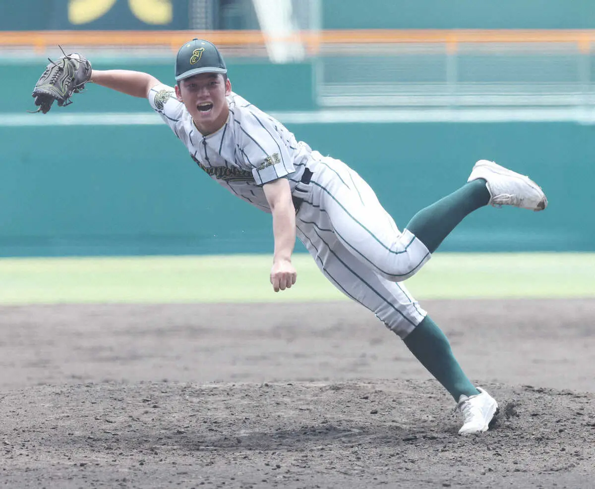 【甲子園】鶴岡東の二刀流エース・桜井　兄に贈る完投＆V撃！「甲子園を楽しめました」　夢も二刀流