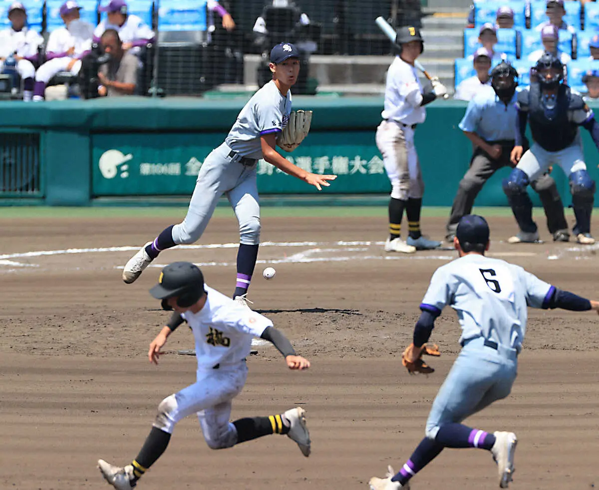 【甲子園】聖和学園、初出場初勝利ならず　先発の斎藤佑樹が4失点　宮城勢6年ぶり初戦敗退