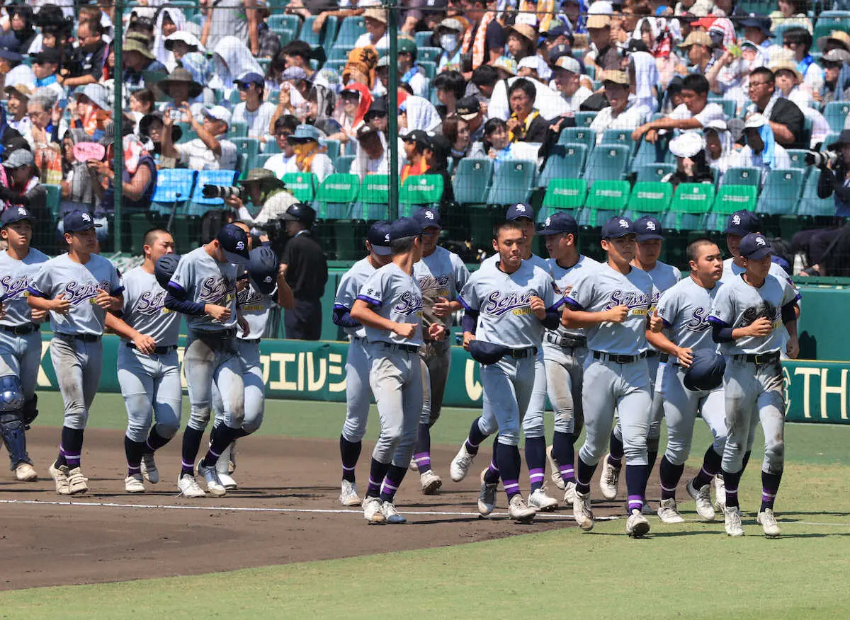 【甲子園】聖和学園は零敗　八島監督「甲子園は簡単じゃない」三浦主将「一生忘れない。この経験に感謝」