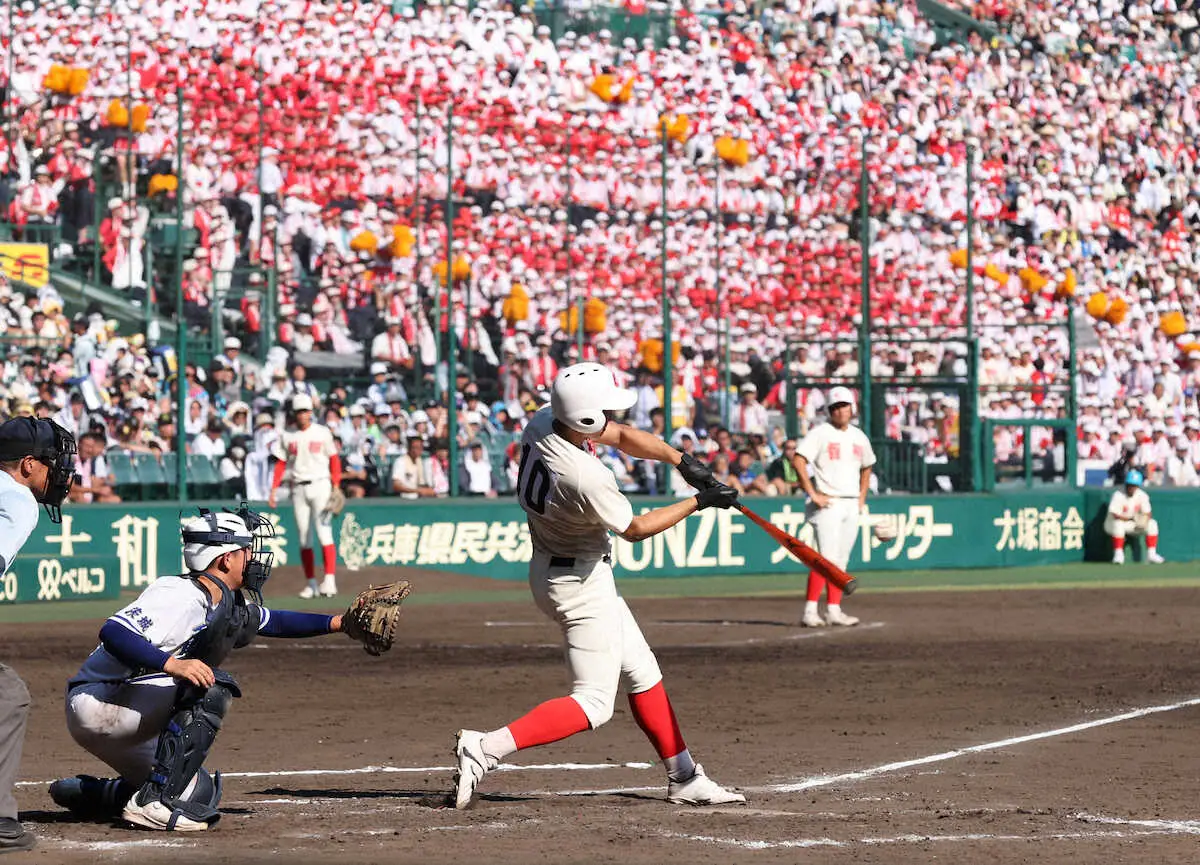 【甲子園】智弁和歌山が初戦で敗退…終盤に2発で追いつくも延長タイブレークで敗れる