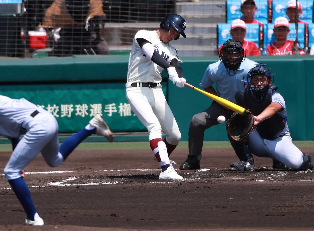 【甲子園】大阪桐蔭・境亮陽「自分が打てなかったせいで負けた」零敗に落胆　プロ注目も大学進学の意向