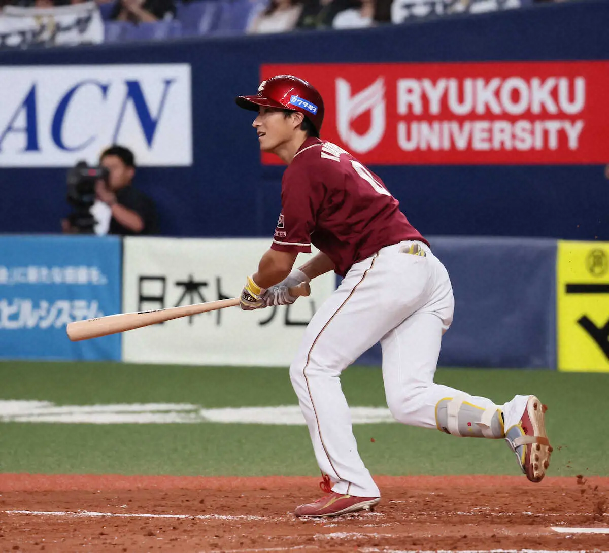 楽天・小深田が決勝打！兵庫県出身、関西8連勝に「活躍できるようにやってます」