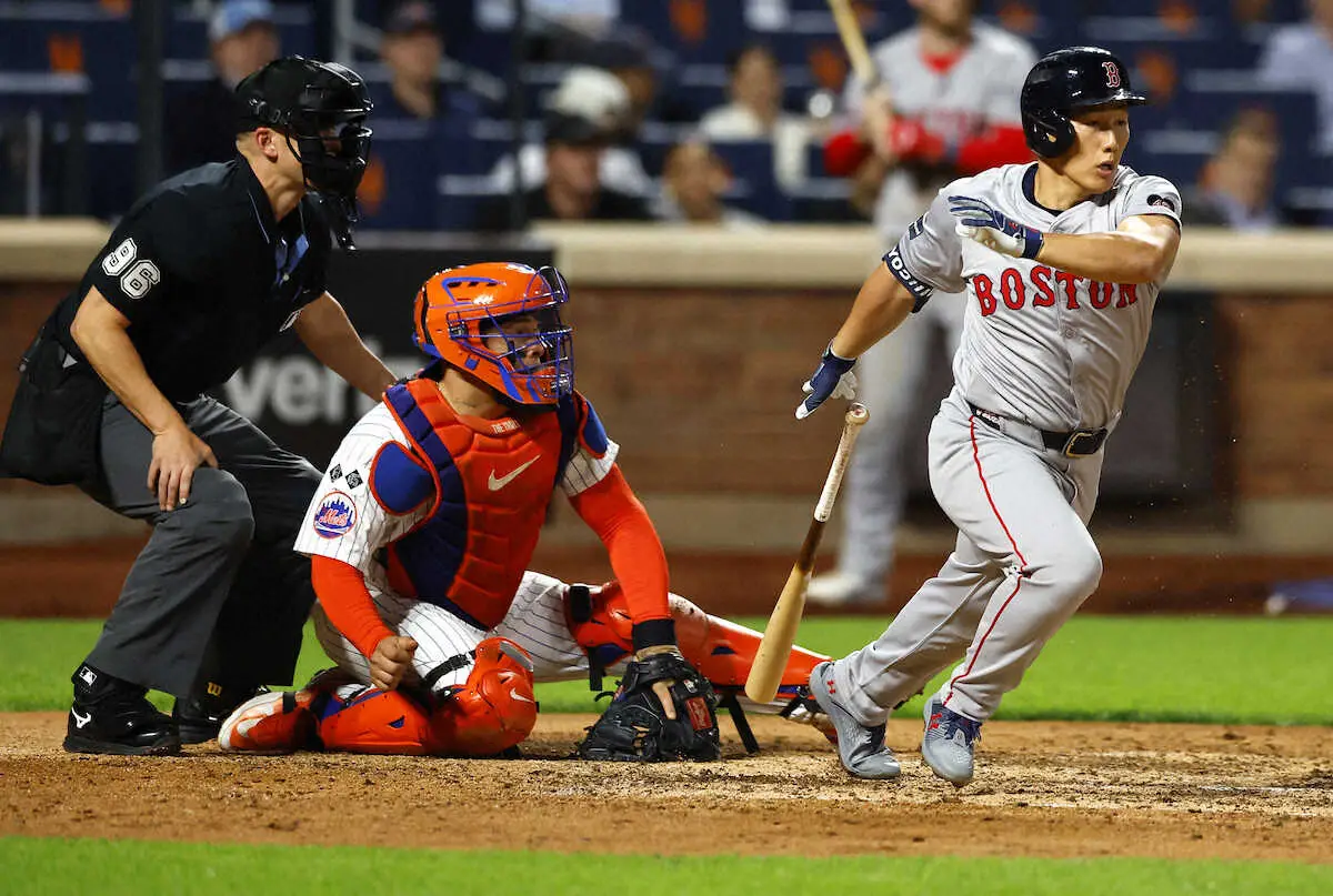 【画像・写真】レッドソックス吉田正尚、4打数1安打　チームは4連敗「明日は勝って、ホームに帰れるように」