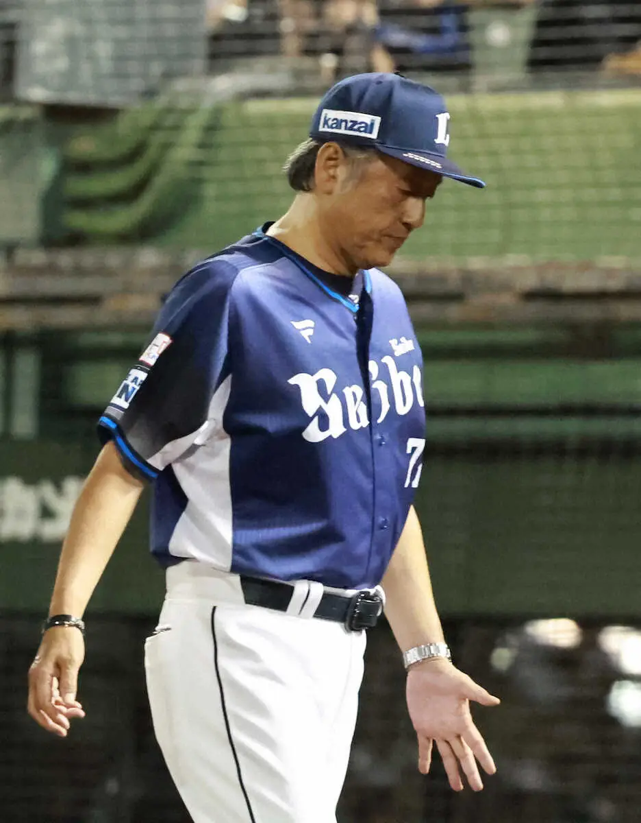 西武・隅田が5回今季ワースト11安打で4失点9敗目　打線は今季17度目零敗　渡辺監督代行「完敗です」