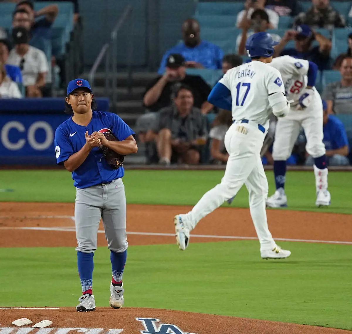 カブス・今永　ドジャース・大谷を無安打斬り！7回3失点で13勝目　ダルの言葉胸に「力が出た」