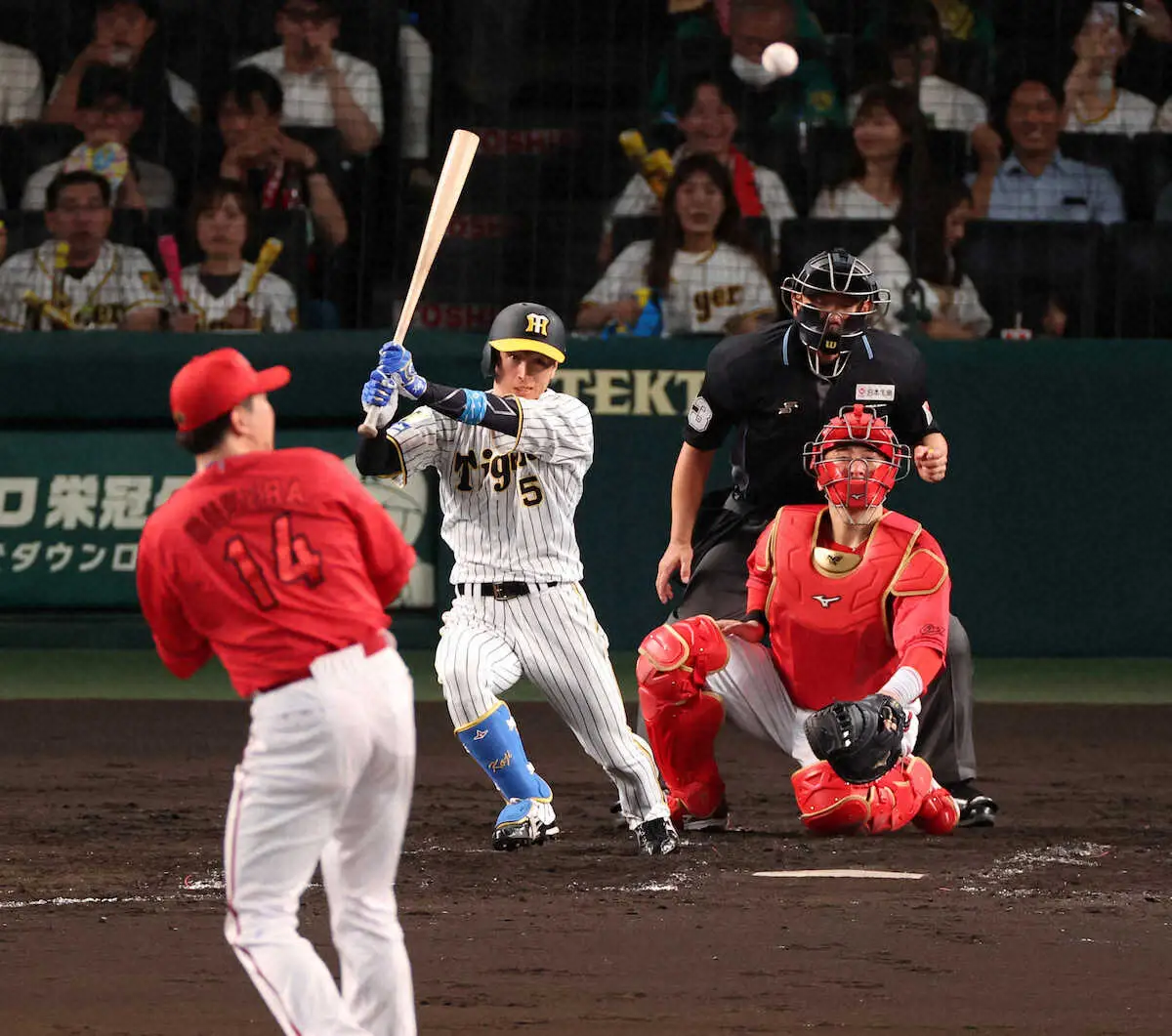 【画像・写真】阪神が8月2日以来42日ぶりの2位浮上へ　4回に近本が勝ち越し2点打