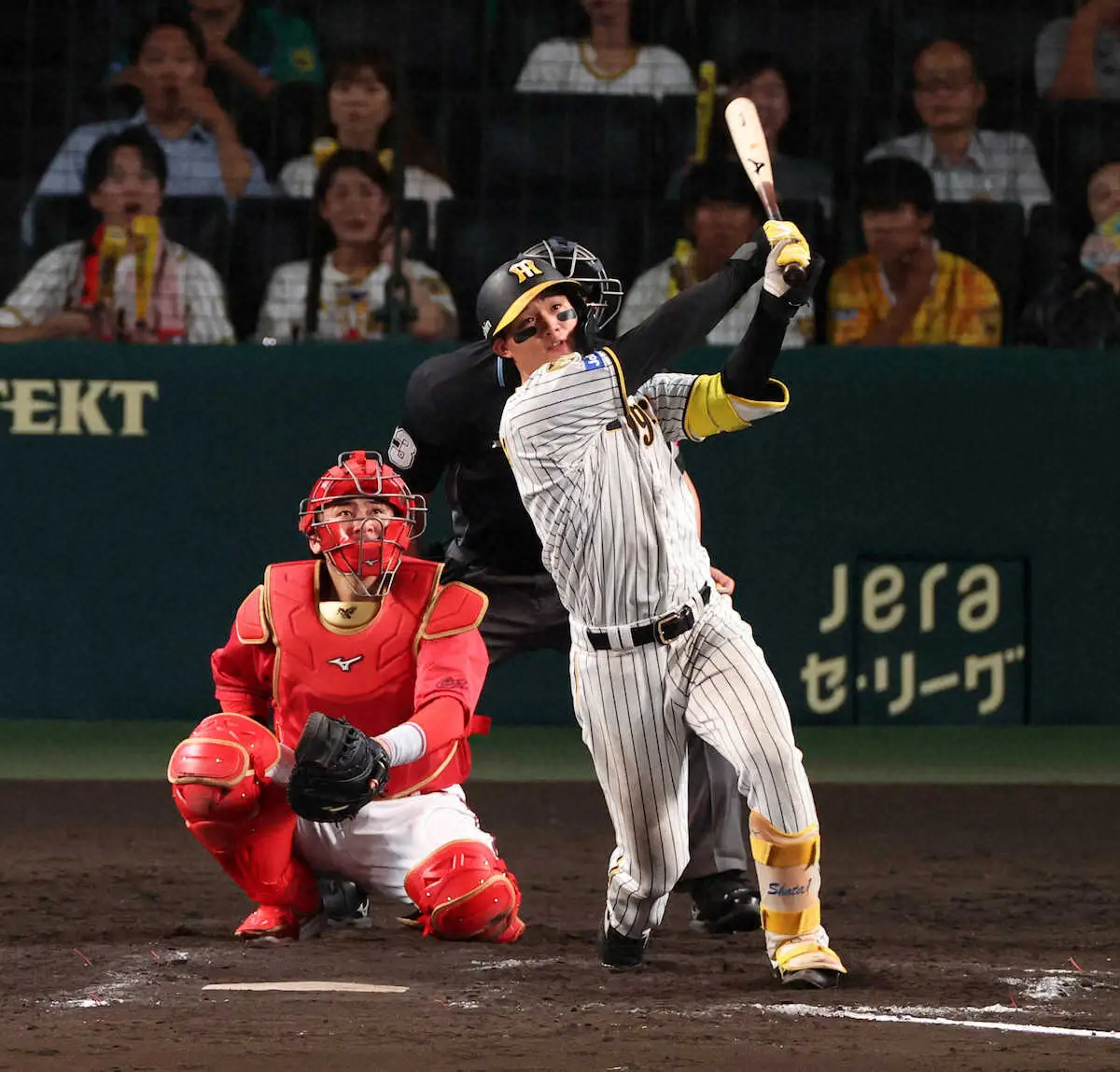 【画像・写真】阪神・森下が7回に4試合連続本塁打となる16号ソロ　球団では16年江越以来