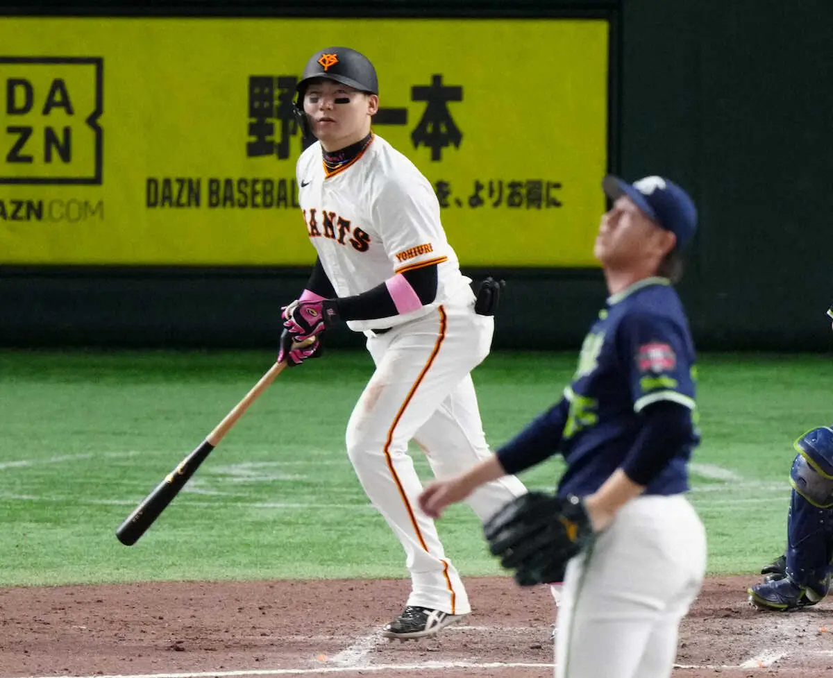 【画像・写真】巨人・丸佳浩が2カ月ぶり、チーム最多10度目猛打賞　2年3カ月ぶり3戦連発は逃すも完全復調