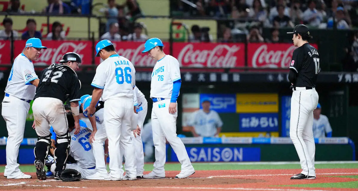 【画像・写真】ロッテ佐々木朗希ぼう然　プロ初の危険球退場　フォークボールがすっぽ抜け…自己最多タイ9勝目ならず