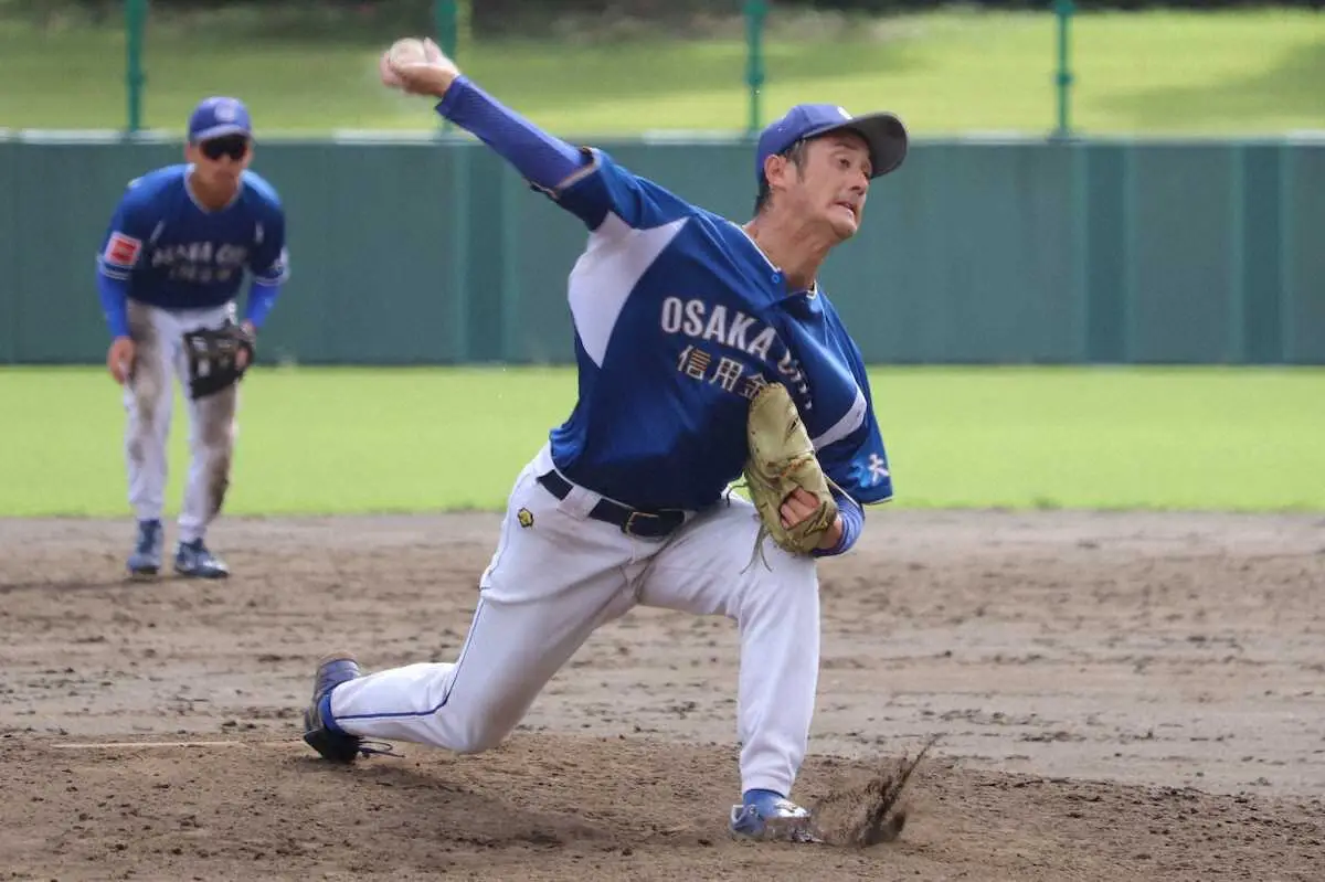 【画像・写真】大阪シティ信用金庫　松岡が完封勝利で3年ぶり優勝へ好発進　7回ピンチでギアチェンジ