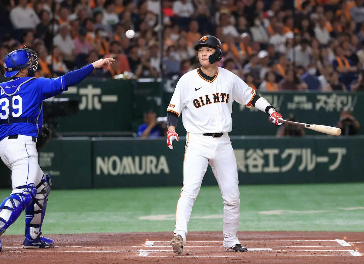 【画像・写真】巨人・坂本勇人　先発復帰も4の0＆2三振　8回からベンチに下がる　前夜は体調不良でベンチ外