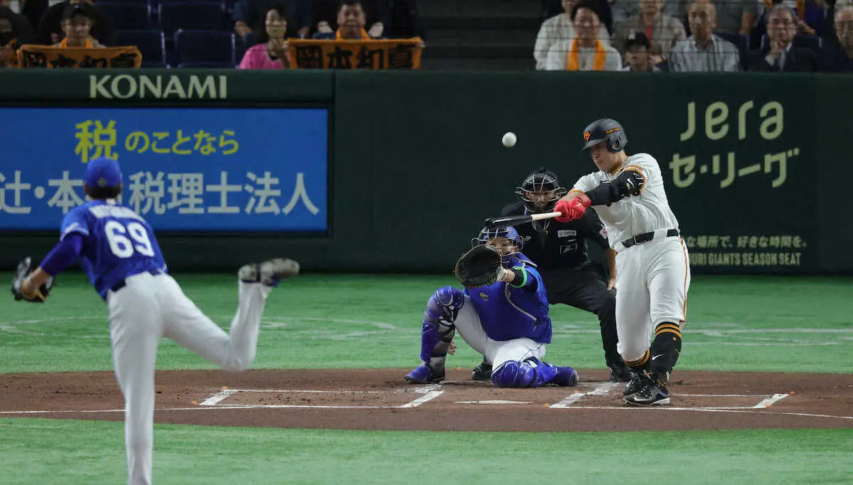 【画像・写真】巨人　3、4番コンビが2戦連続アベック弾　岡本和打点トップ73　吉川は全4打席出塁