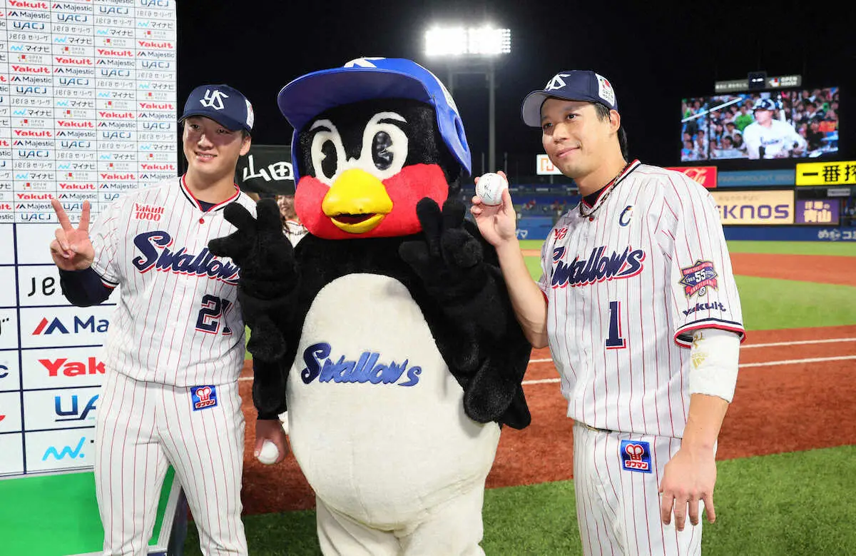 【画像・写真】ヤクルト・山田　古田超え神宮トップ448打点「うれしい」　青木の安打には笑顔で引退を「取り消して…」