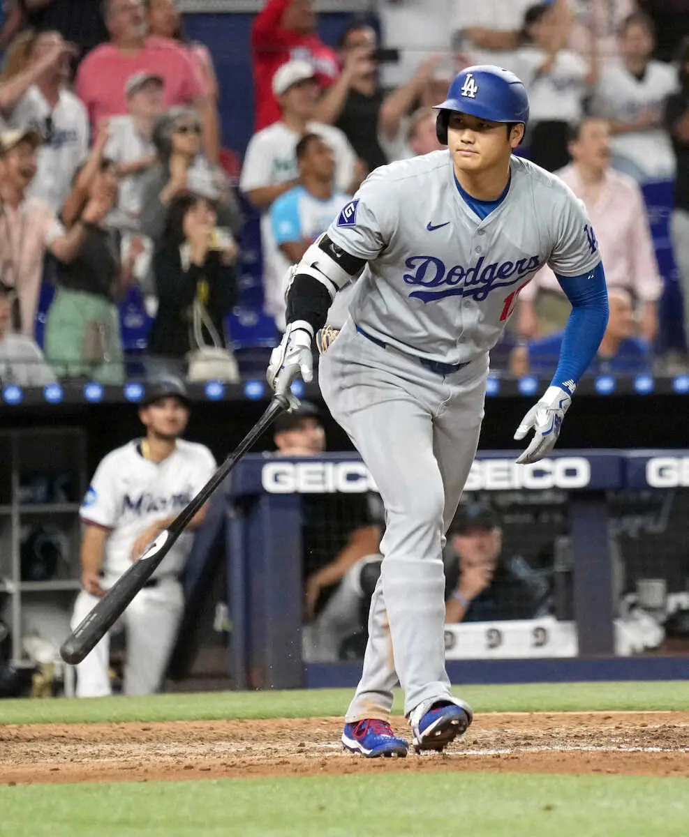 大谷翔平「すごく好きな球場になった」昨春世界一に輝いたマイアミで再び球史に残る偉業