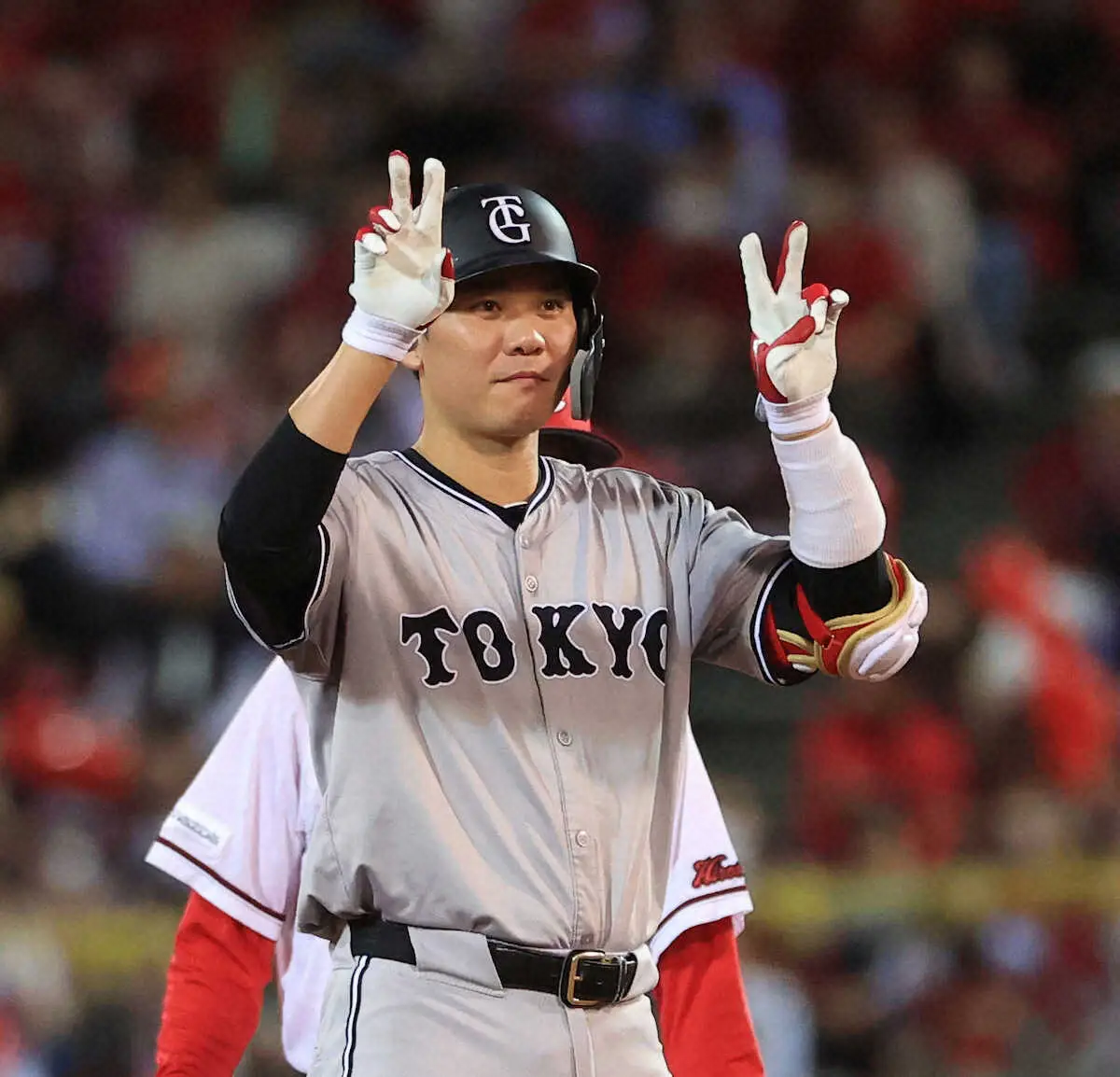 【画像・写真】巨人・坂本勇人　4戦19打席ぶり安打はNPB歴代2位の458二塁打、打点付き　通算打席で清原を抜く