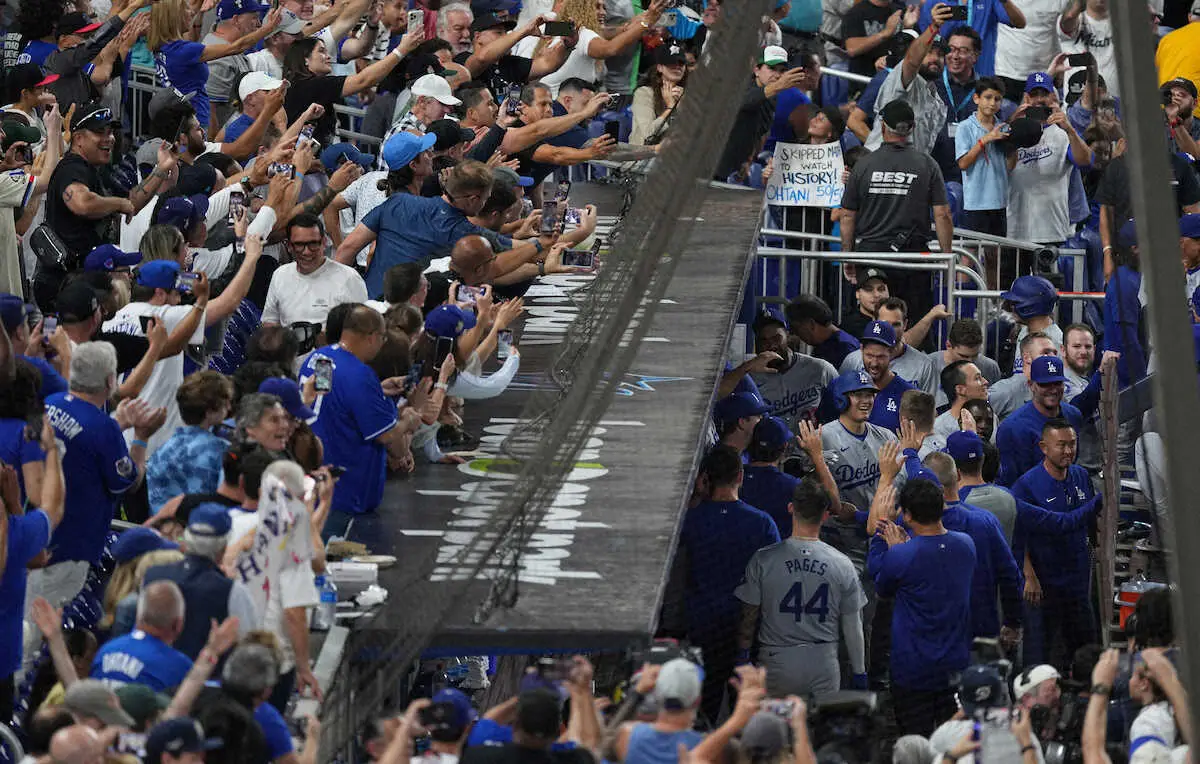 【画像・写真】ドジャース本塁打記録保持者・グリーン氏も大谷を祝福「本当に驚くべき偉業です」