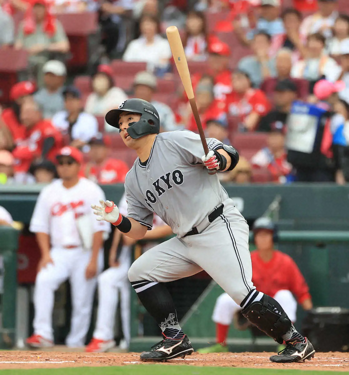 【画像・写真】巨人・浅野翔吾が適時二塁打！爆笑声出しだけじゃない、バットも好調「食らいついていきました」