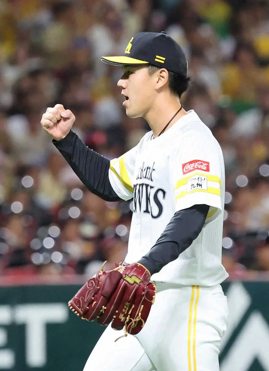 ソフトバンク1年目・岩井がリーグV目前で初勝利！記念球は母親に「今まで育ててくれたおかげ」