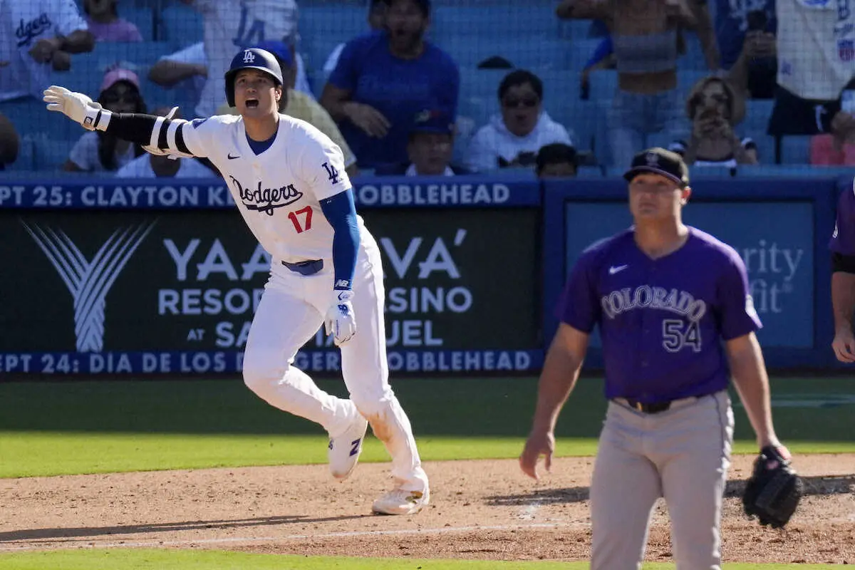 【画像・写真】大谷翔平に同点ソロ被弾のロッキーズ右腕「良いスイングをされた」先発右腕は「盗塁を懸念」も…