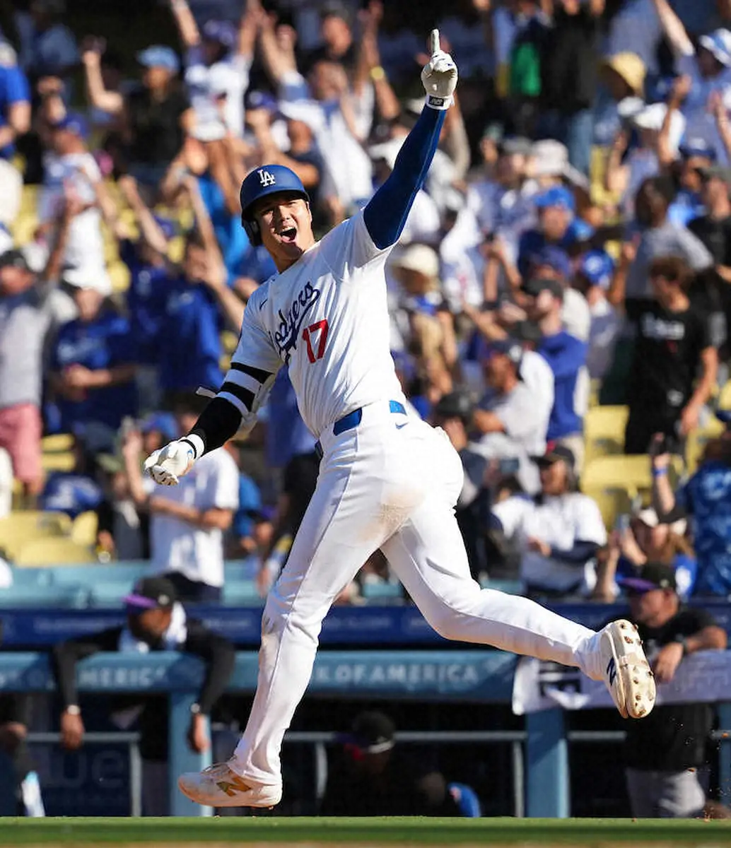 イチロー超え日本選手最多128得点　大谷翔平　9回に起死回生同点弾!ベッツ連弾サヨナラ!