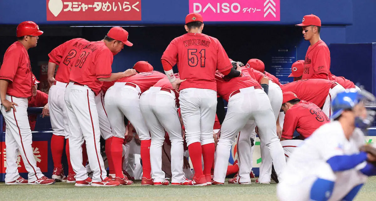 【画像・写真】広島　優勝の可能性が完全消滅　二塁も踏めない零敗でビジター10連敗　CSさらに遠のく9月16敗目