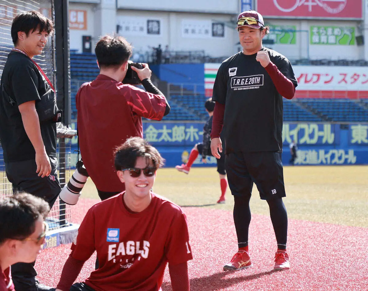 【画像・写真】楽天・田中将大が今季初めて1軍に合流　28日オリックス戦で今季初先発　今江監督「いい方向に」