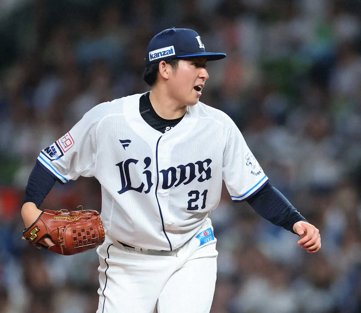 【画像・写真】西武が連敗ストップ　ドラ1武内が9勝目　6回に佐藤龍、野村が2者連続本塁打で援護