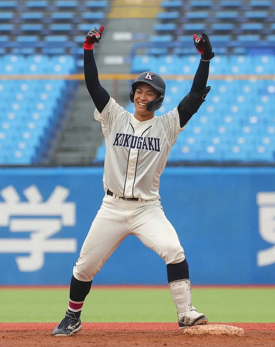 国学院大　期待の1年生・石野が逆転勝ち呼んだ！初安打初打点