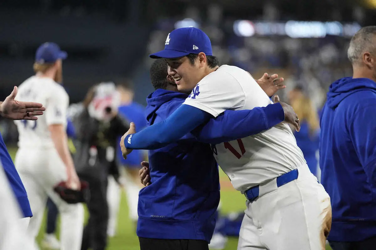 【画像・写真】大谷翔平　シャンパンファイトに「幸せな気持ち」　残り試合も気合十分「最後まで駆け抜けたい」