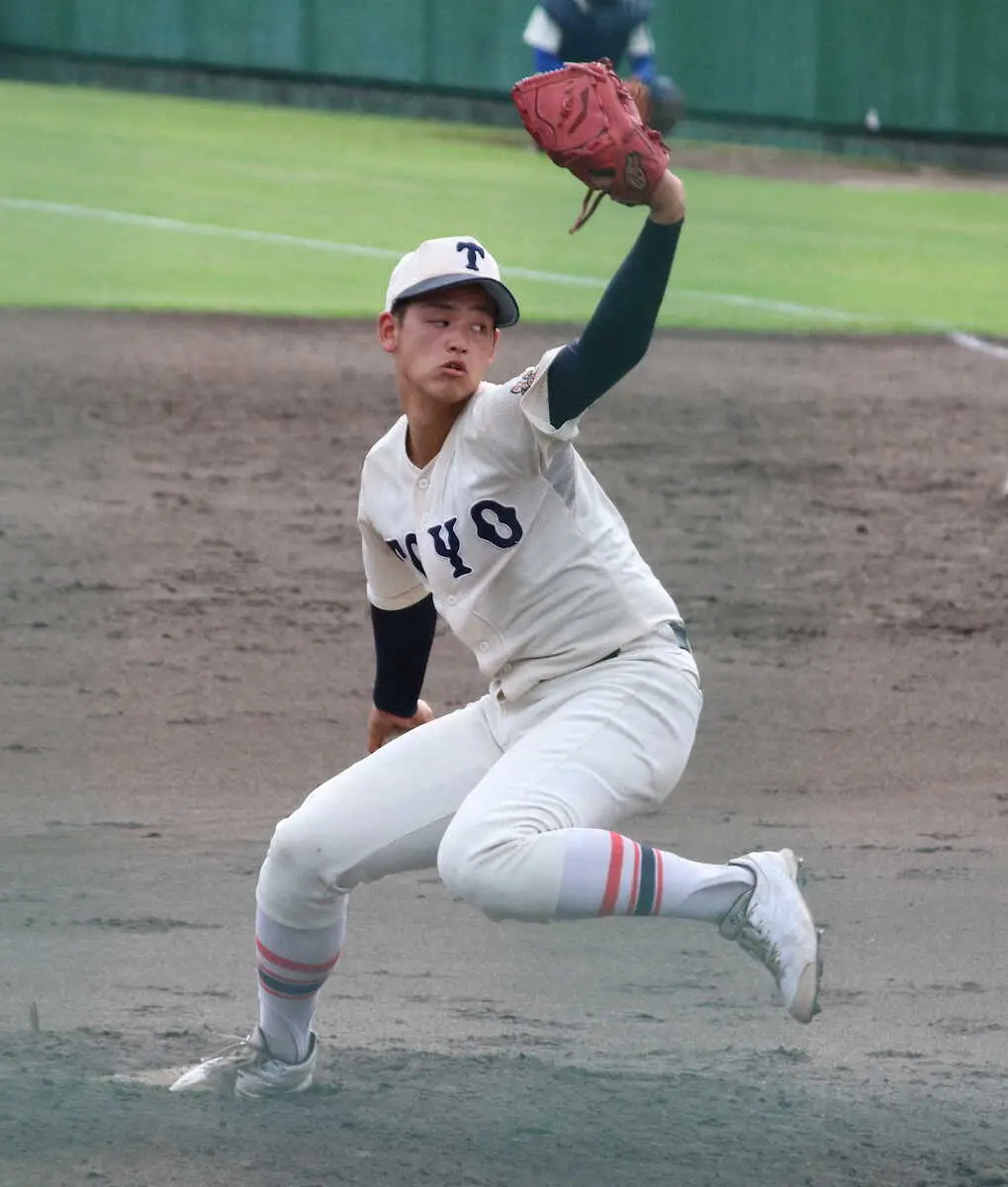 東洋大姫路が3年ぶりの近畿切符!!　プロ注目の最速146キロ右腕・阪下漣「甲子園は遠くない」