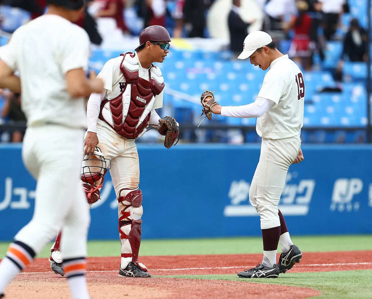 早大・小宮山監督「勝ちたかったね」　2点差追いつき一時は勝ち越しも…