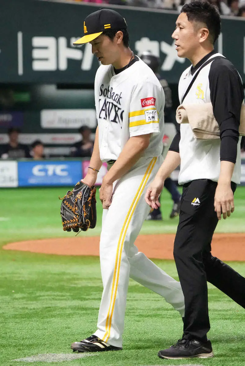 【画像・写真】ソフトバンク今季90勝王手！　19歳・前田悠伍の黒星消えるも43歳・和田毅が緊急降板の明暗