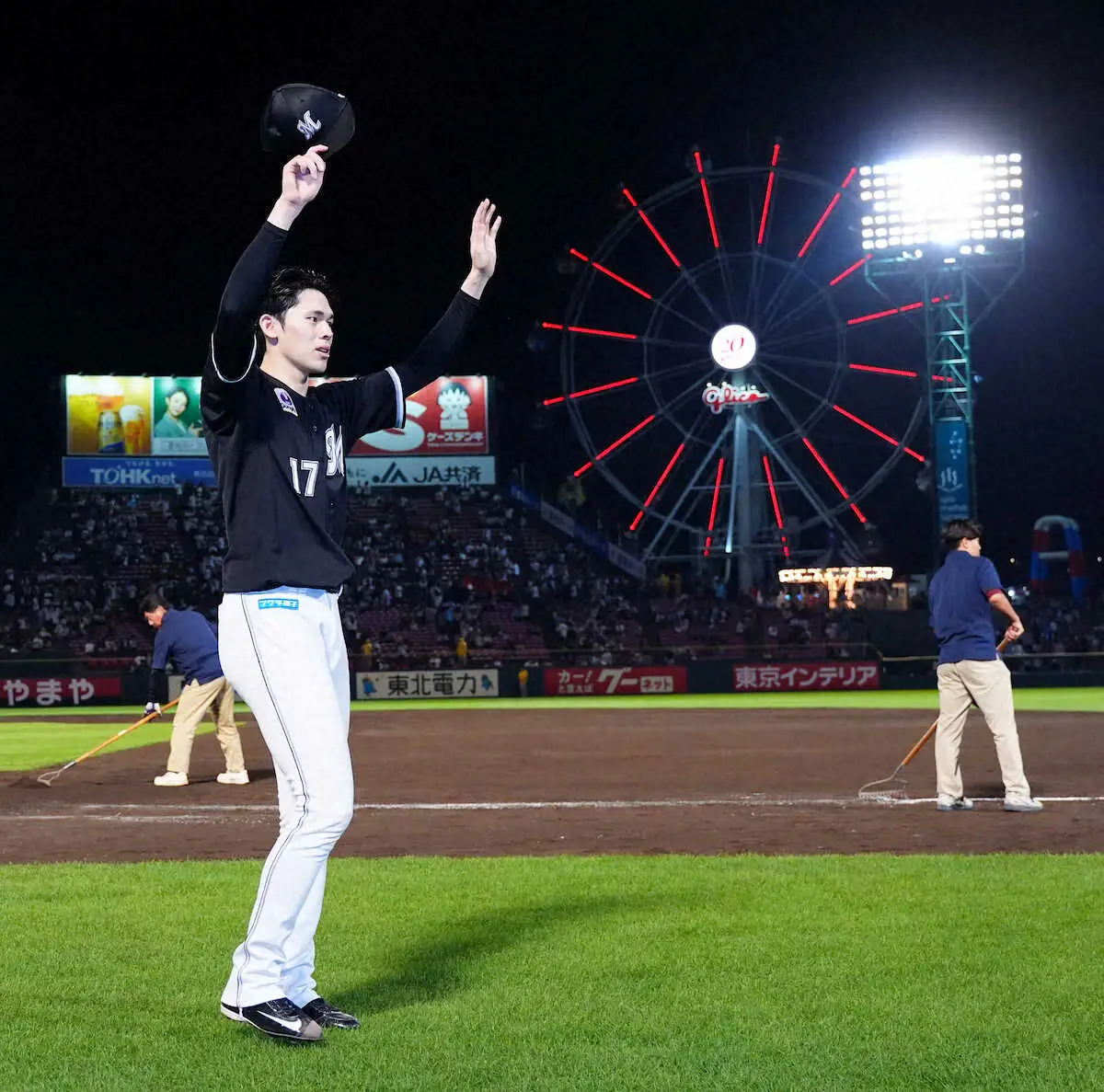 【画像・写真】佐々木朗希　自身初10勝「キリの良い数字で…良かった」2年半ぶり完投勝利は「あまりない経験なので…」