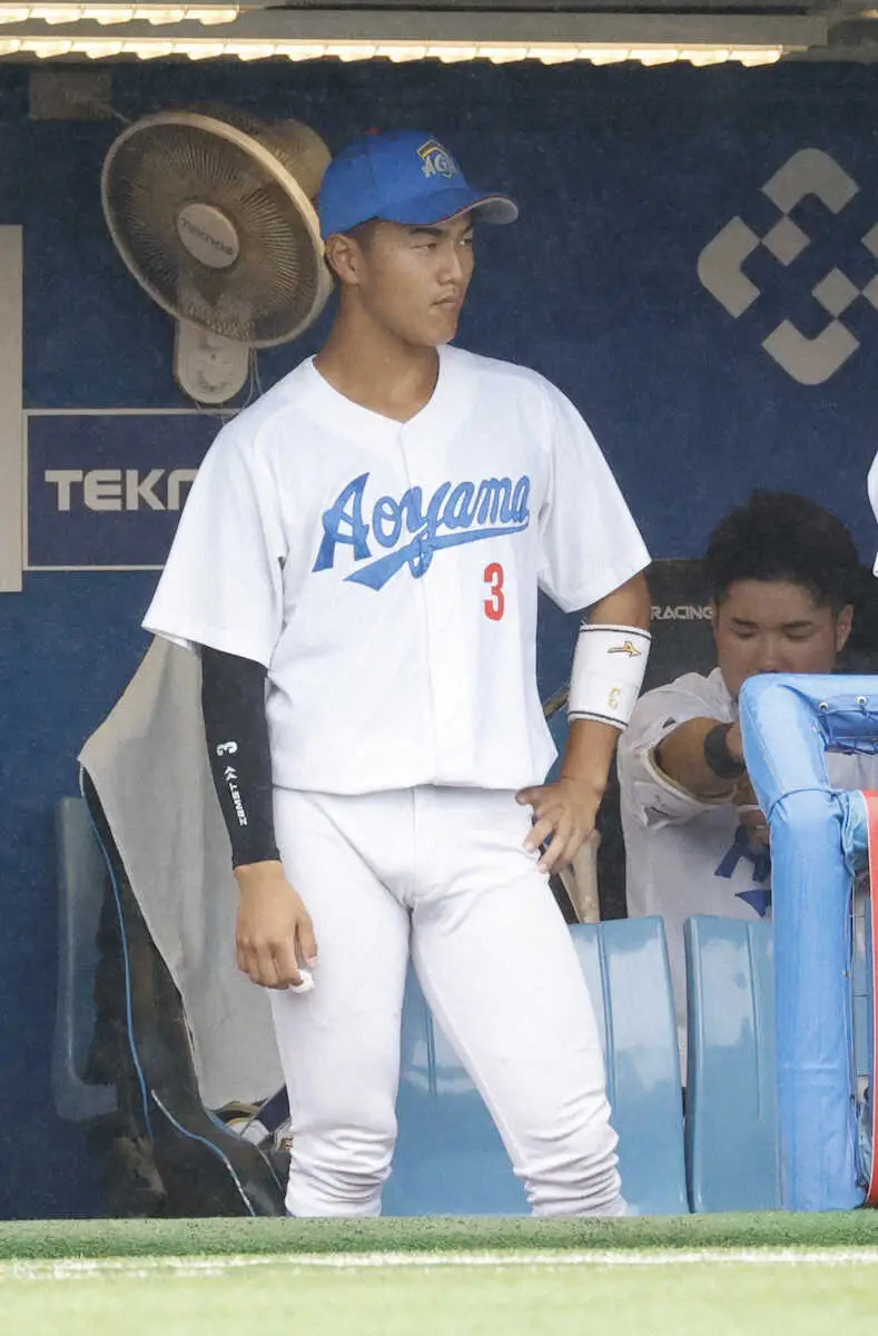 今秋ドラフト1位候補の青学大・西川が右手人さし指ひびで今秋リーグ戦出場絶望的　全治4～6週間