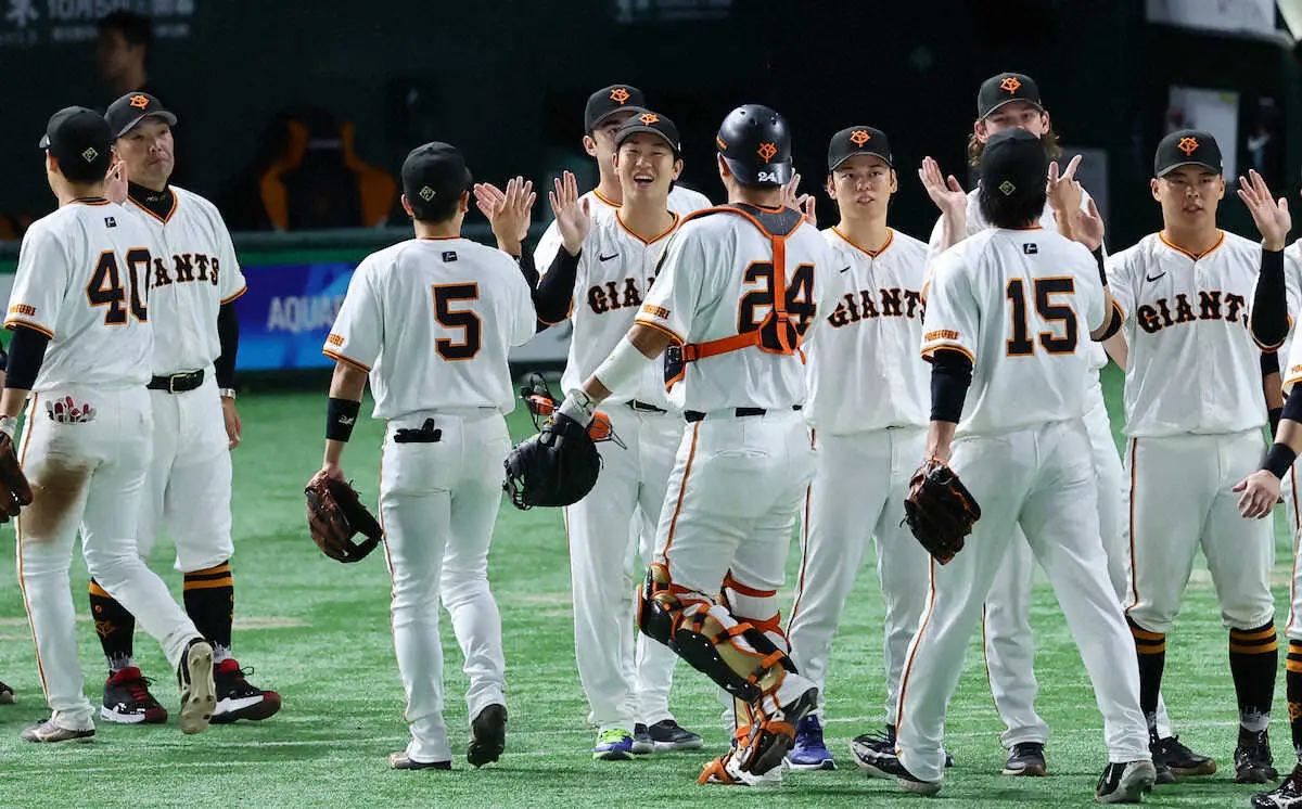 【画像・写真】巨人・山崎伊織「今シーズンを振り返りながら投球しました」　2年連続2桁勝利、仲間の思いに「感謝」