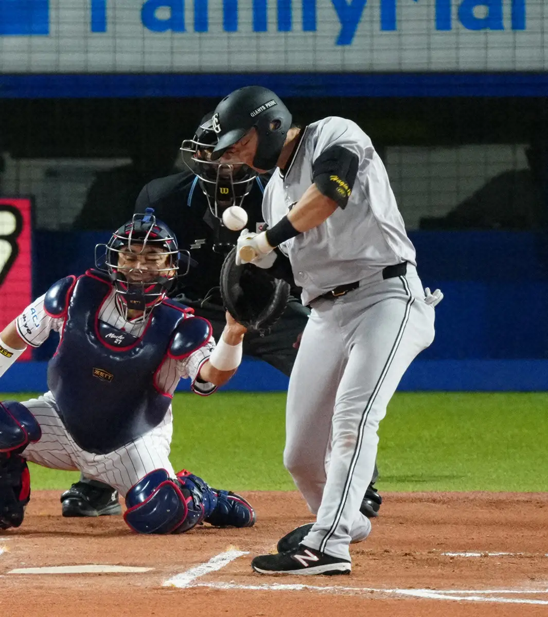 【画像・写真】巨人・萩尾が骨折の診断　故障班でリハビリへ